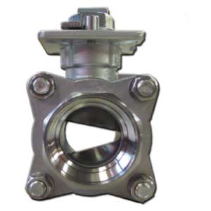 V Ball Valve Stainless Steel 2