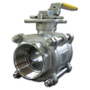 V Ball Valve Stainless Steel 3