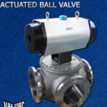 10-inch 3-Way Actuated Ball Valve 1500lb Caption