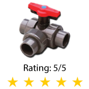 True Union 3-Way PVC Valve Series 400