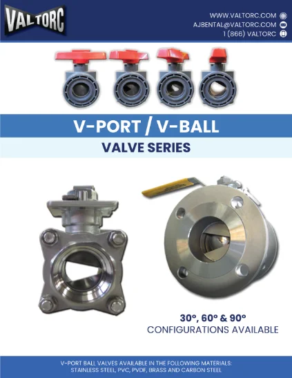 V-BALL-VALVES V-BALL-VALVES