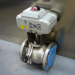 Actuated Flanged Ball Valve