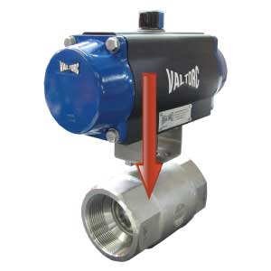 1500 PSI 2-Piece Standard Port Ball Valve Series 25